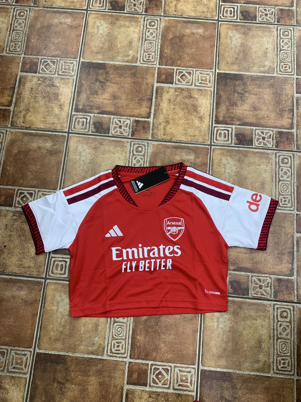 Adidas Arsenal 2026/27 Womens Cropped Jersey Size L
